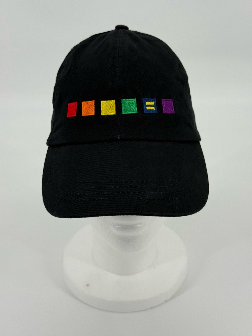Anvil Pride Rainbow‎ Equality Dad Hat Adjustable Strapback LGBTQ Embroidered Cap